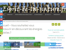 Tablet Screenshot of esprit-de-la-nature.fr